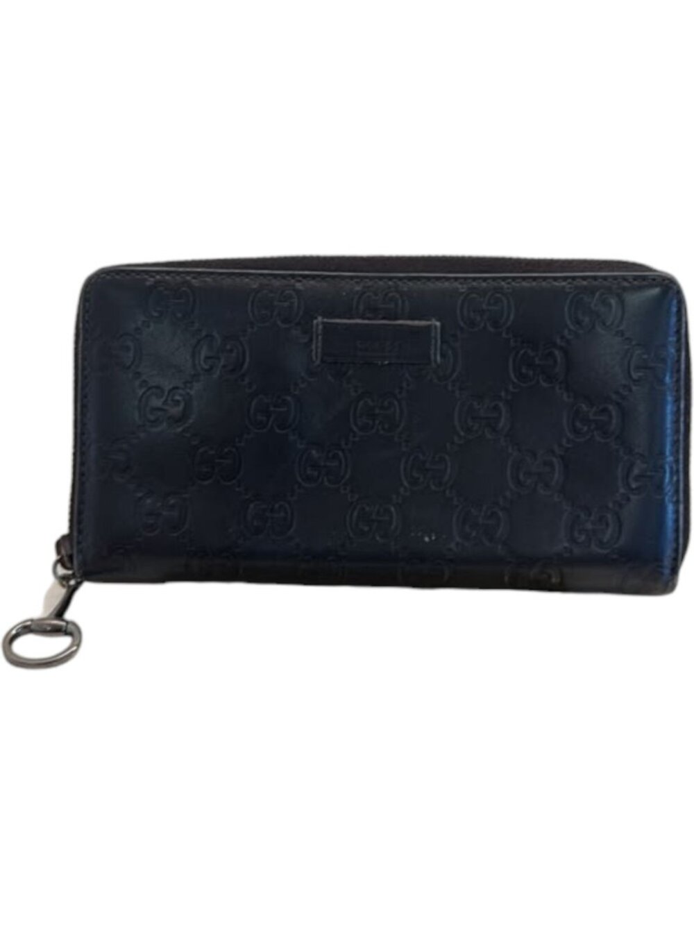 653176CR C1 Gucci Wallet Long Black PVC
